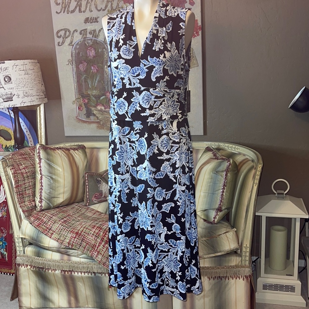 Vince Camuto Amalfi Breeze Sleeveless Dress Large NWT